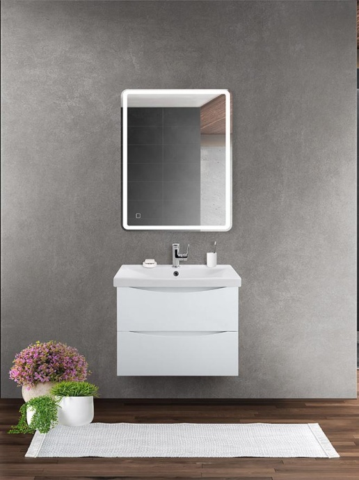 Комплект мебели BelBagno Marino-Cer 60 белый матовый - 0