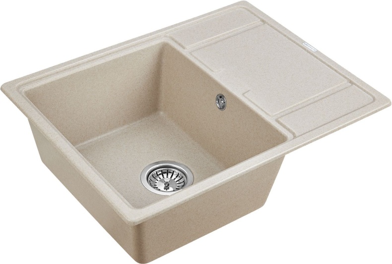 Мойка кухонная Paulmark Weimar 65 бежевый матовый PM216550-BE - 1