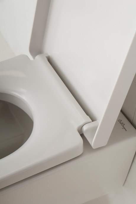 Крышка-сиденье BelBagno BB2002SC с микролифтом, петли хром - 3