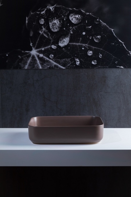 Раковина Allen Brau Fantasy Quad 50x36, коричневая 4.11021.TP - 4