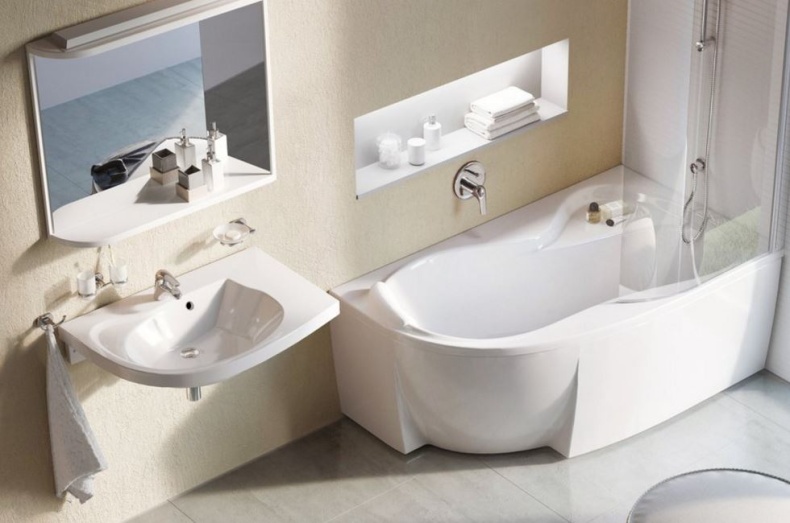 Экран для ванны фронтальный RAVAK Rosa 95  CZ57100A00 - 1