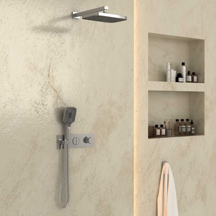Душевой комплект Vincea с термостатом хром VSFW-422T1CH - 2