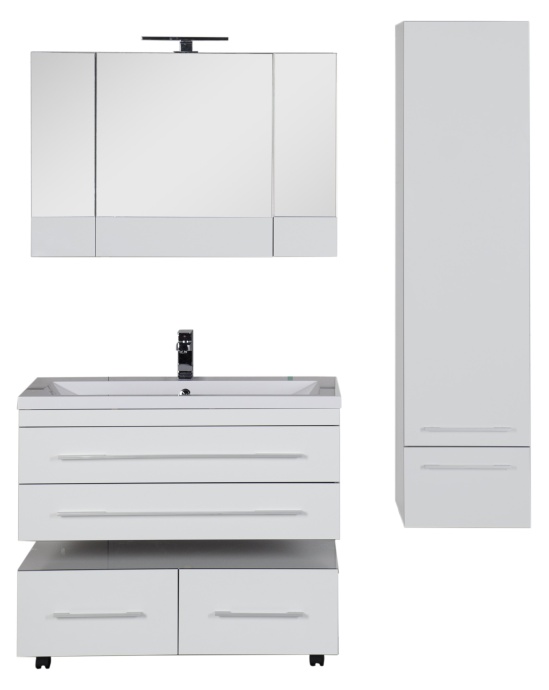 Шкаф-пенал Aquanet Верона R белый 176672 - 8