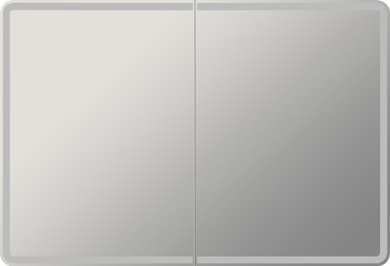 Мебель для ванной STWORKI Берген 60 серая со светлой столешницей 122, раковина Moduo 55 Leaf, R 549754 - 7