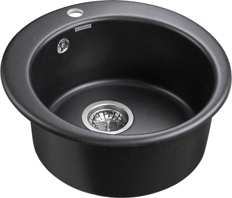 Мойка кухонная Paulmark Gelegen 48 черный матовый PM404800-BL - 1
