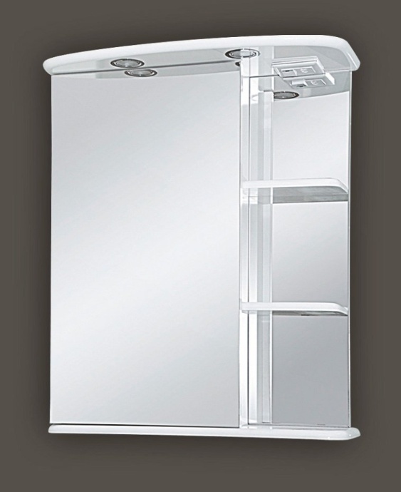 Зеркало-шкаф Misty Магнолия 60 L с подсветкой Э-Маг04060-01СвЛ - 2