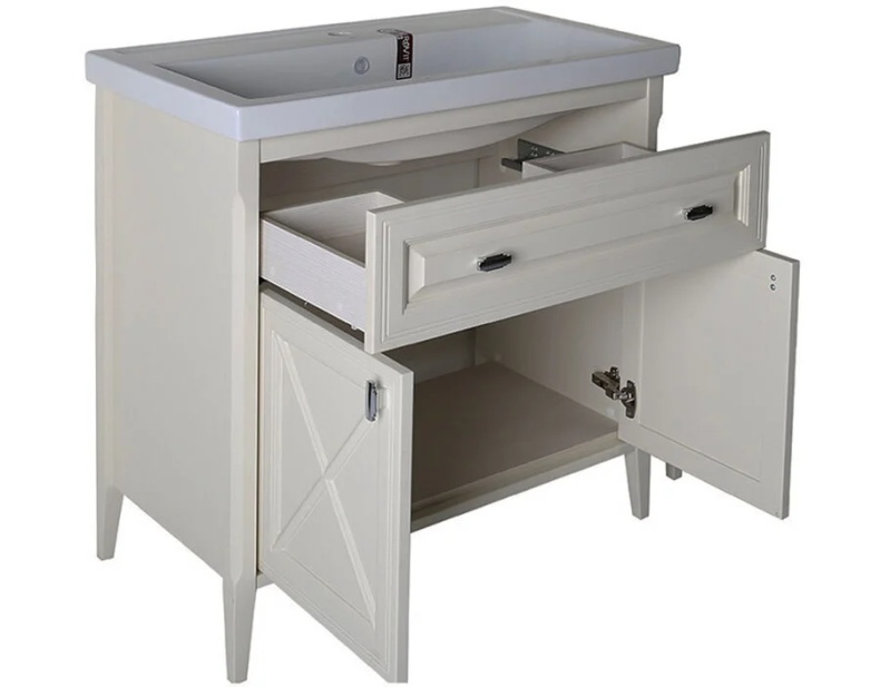 Комплект мебели для ванной Монте 80 (Благородный Бежевый)	 1079101 - 3