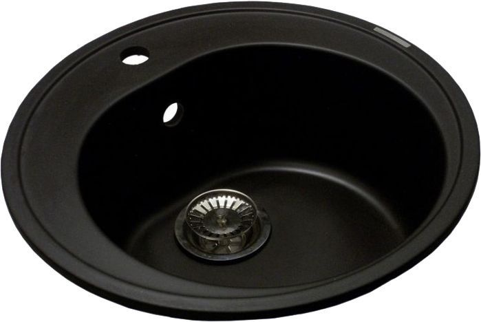 Мойка кухонная Lava R2 черная R2.BAS - 1