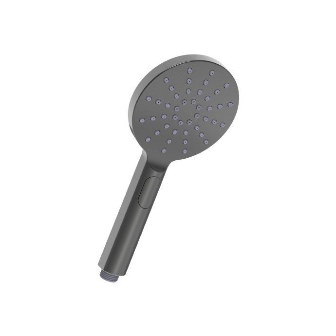 Аксессуары Лейка душевая 3-функциональная Ø120х260 мм, графит LM8122GM - 0