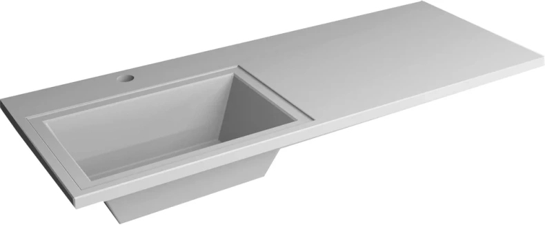 Раковина Stella Polar Мадлен 120 L на стиральную машину белый SP-00000026 - 0