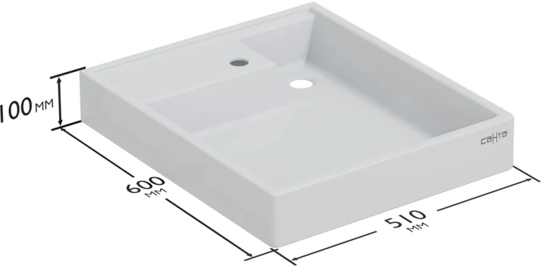 Раковина над стиральной машиной Санта Юпитер 50 белый 900133W - 5