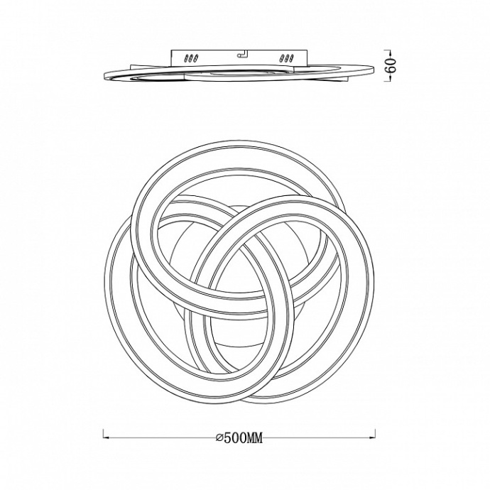 Потолочная люстра Escada Quant 10243/3LED - 4
