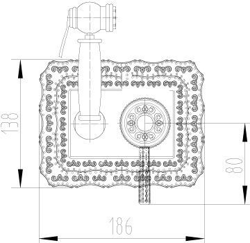 Гигиенический душ Zorg A 116 BD BR со смесителем, С ВНУТРЕННЕЙ ЧАСТЬЮ A 116 BD-BR - 1