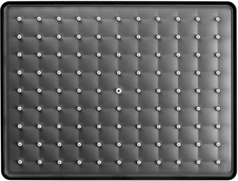 Верхний душ Swedbe Hermes черный матовый  5121B - 1