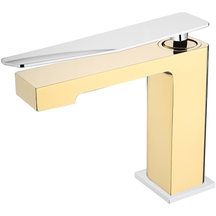 Смеситель для раковины Boheme Q золото хром 141-GCR.2 - 0