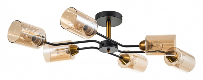 Люстра на штанге Escada Vertigo 1131/6P Black/Gold - 0