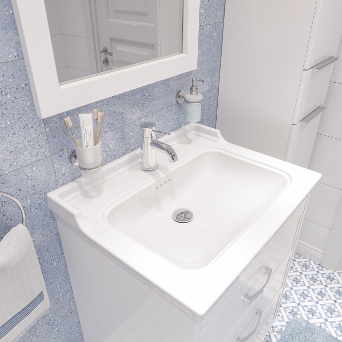 Мебель для ванной STWORKI Хальмстад 65 белая 490441 - 7