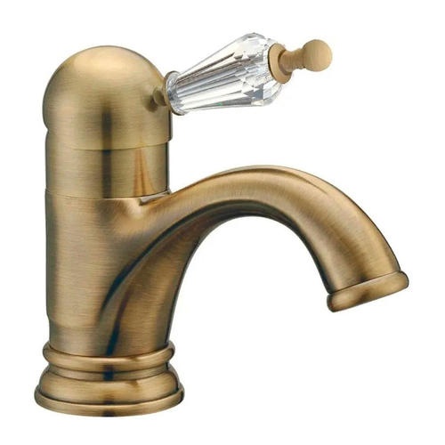 Смеситель для раковины высокий Boheme Medici бронза с прозрачным Swarovski 301-SW - 0