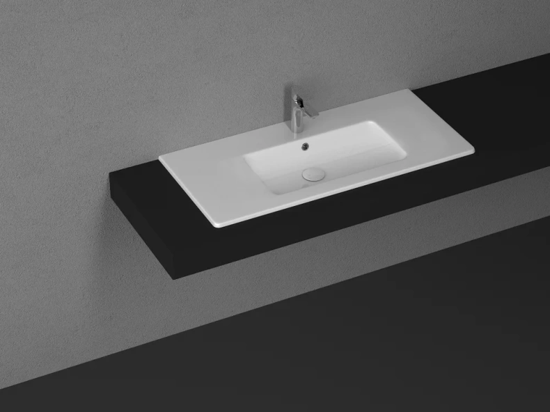 Раковина накладная Allen Brau Fantasy Flat 102x47 белый 4.11014.20 - 1