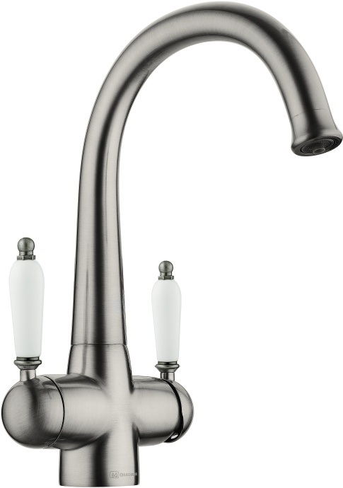 Смеситель Omoikiri Okinawa 2-SI для кухонной мойки 4994255 - 0