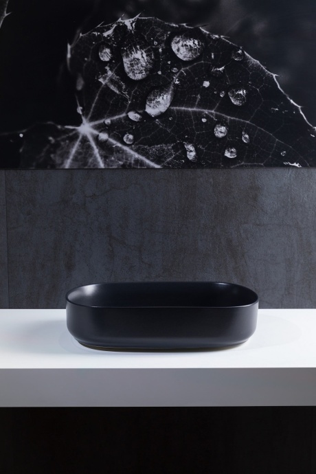 Раковина Allen Brau Fantasy Oval 55x36, черная матовая 4.11022.31 - 4