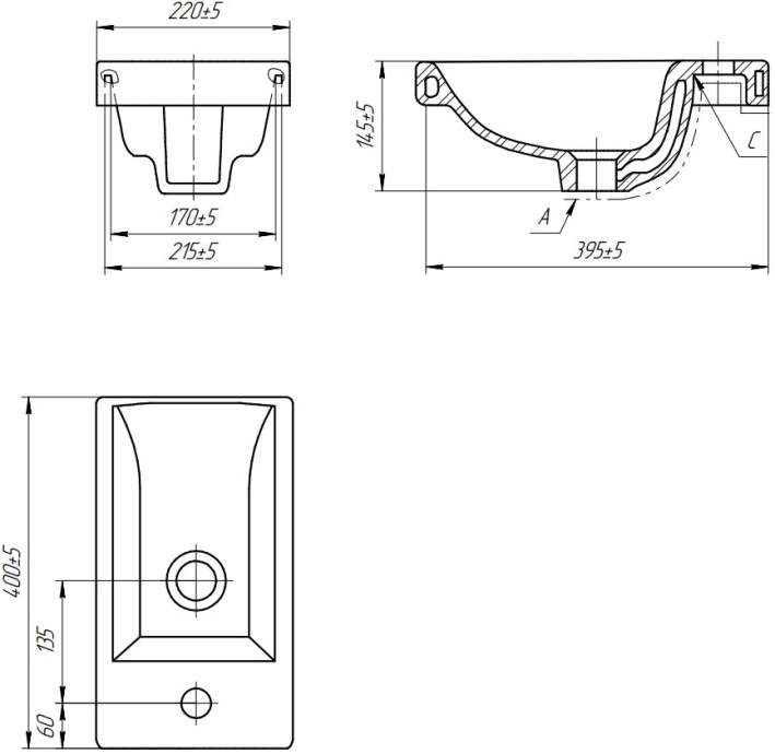 Мебельная раковина Бриклаер Cersanit Como 40 S-UM-COM40/1-w - 8