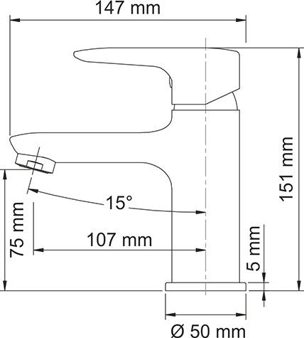 Смеситель Wasserkraft Vils 5603 для раковины - 3