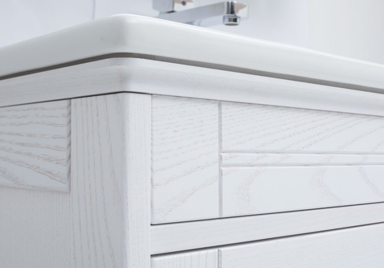 Тумба с раковиной Aquanet Бостон 100 ясень 00206549 - 13