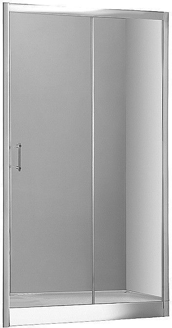 Душевая дверь в нишу Aquanet Alfa NAA6121 1500х2000 стекло прозрачное, профиль хром 168422 - 1