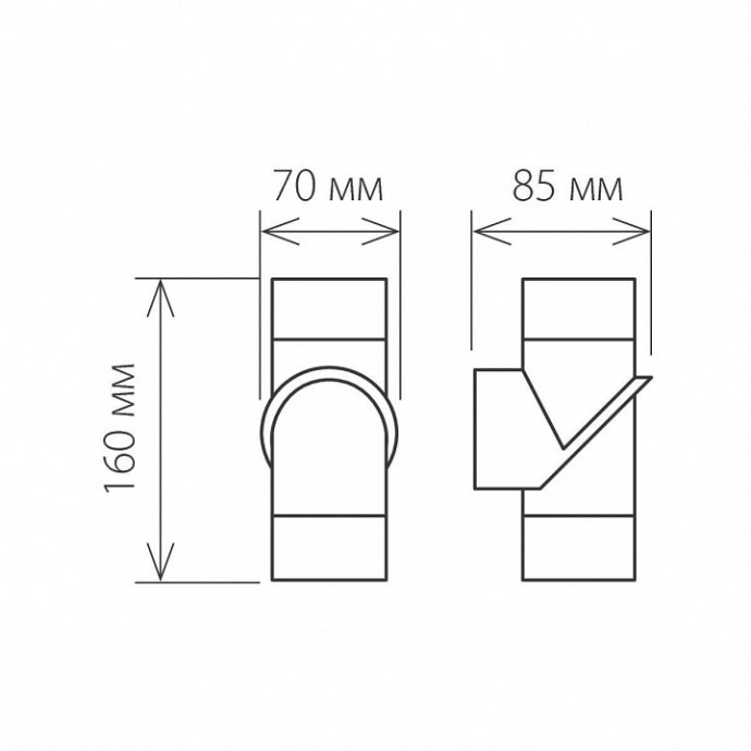 Накладной светильник Elektrostandard Vortex 1553 TECHNO LED - 1