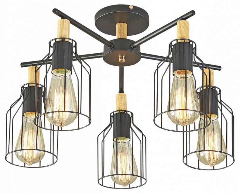 Люстра на штанге Escada Texas 469/5PL Black - 0