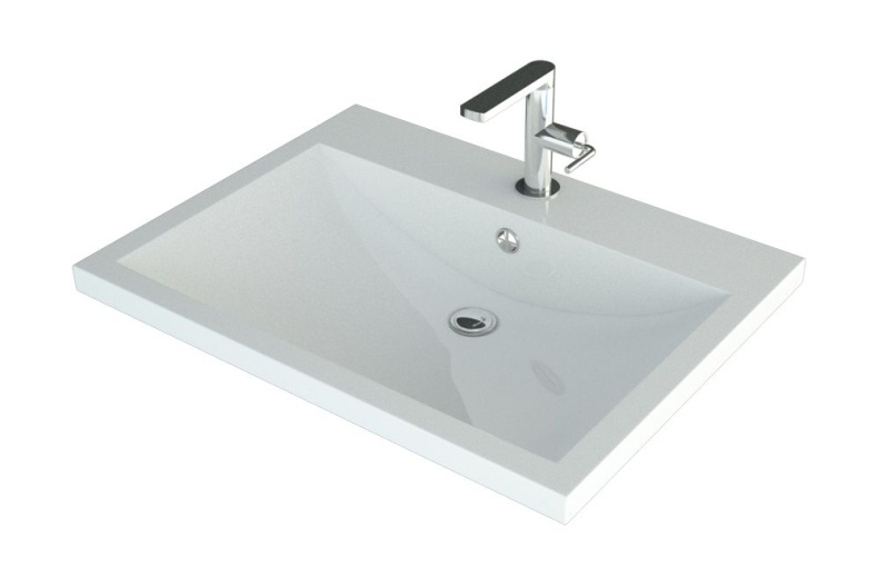 AM-LAV-580-MR-A Раковина из искусственного мрамора - 0