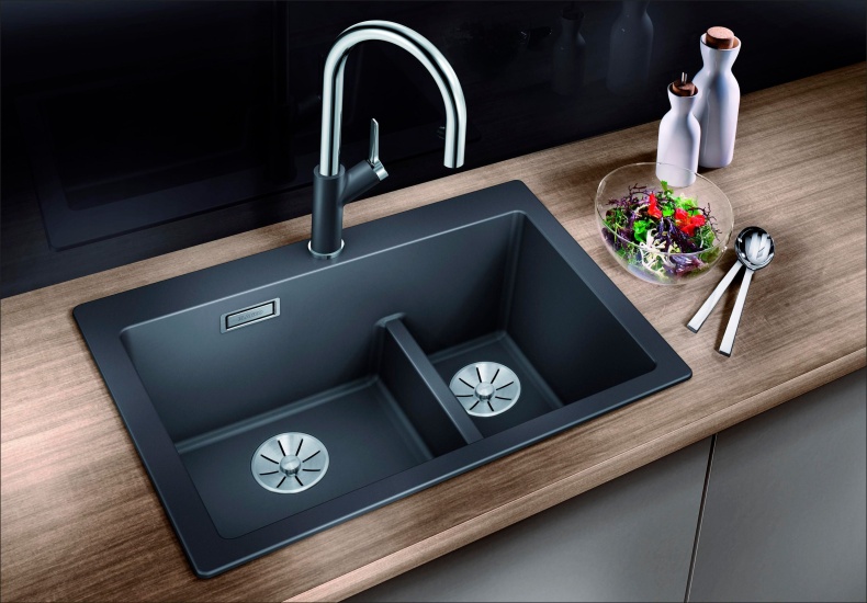 Мойка из гранита Blanco Pleon черный  521689 - 1
