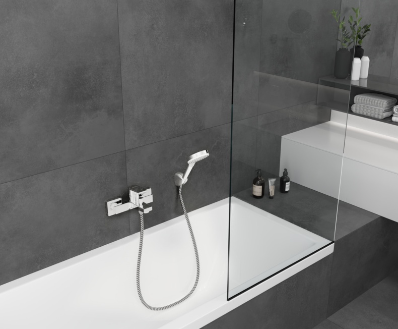Смеситель Hansgrohe Vernis Shape 71450000 для ванны с душем, хром - 1