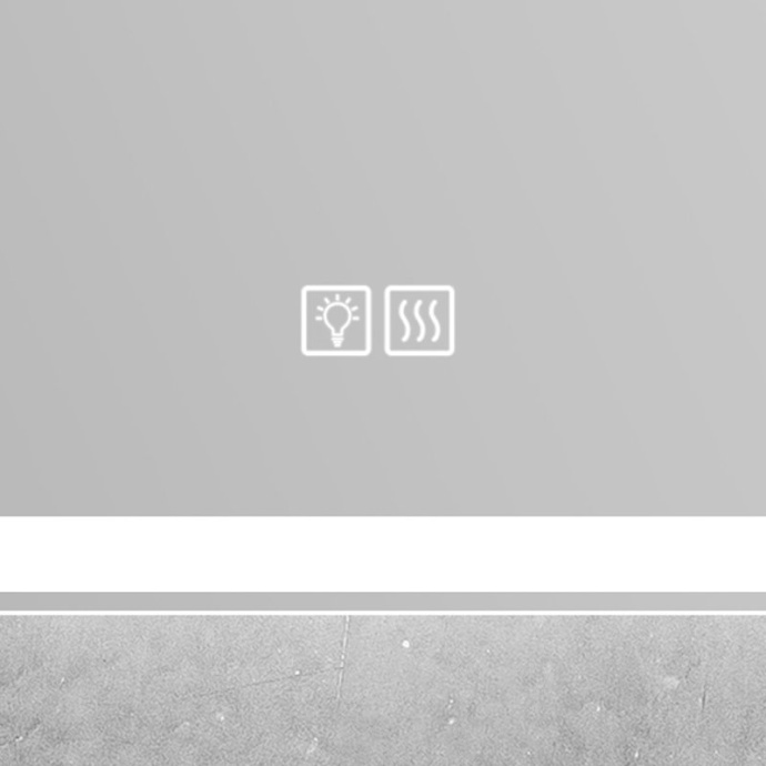 Зеркало BelBagno 90х80 с подсветкой, подогревом  SPC-GRT-900-800-LED-TCH-WARM - 1