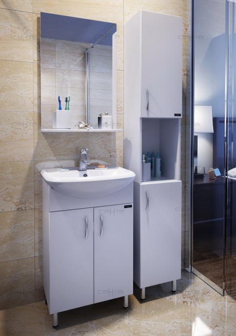 Тумба с раковиной СанТа Сити 50 - 3