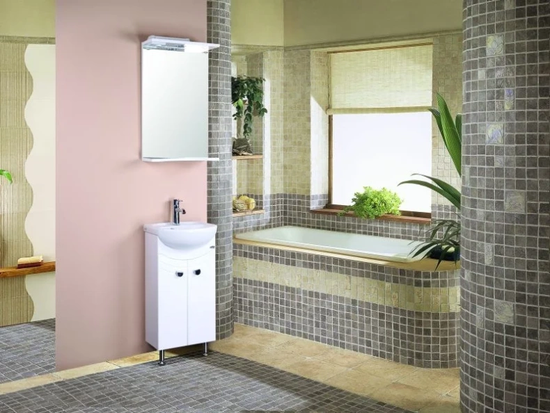 Зеркало Onika Коралл 45 с полкой, белый  204501 - 2