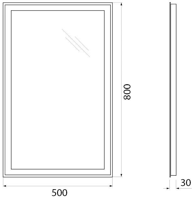 Комплект мебели Belbagno Etna 80 светлое дерево - 9