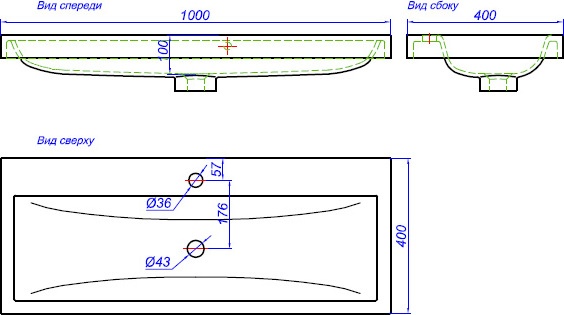 Тумба с раковиной Aqwella 5 stars Инфинити 100 белая - 4