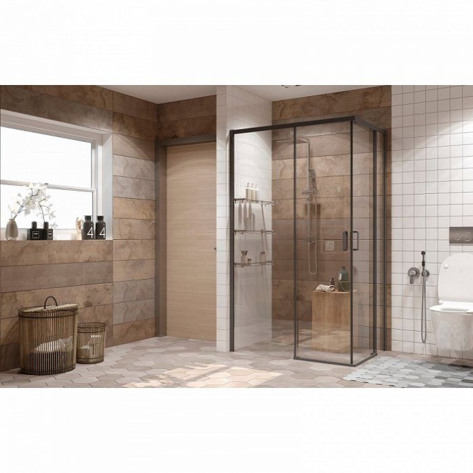 Душевой уголок Ambassador Queen 11011205LBlack 120x80 - 1