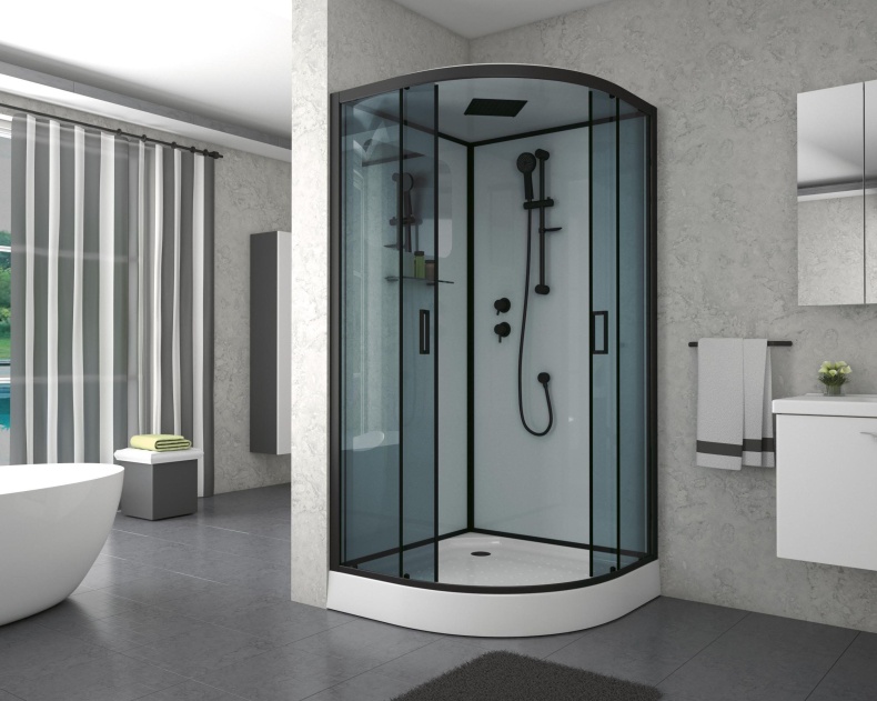 Душевая кабина Niagara Premium NG-6901-01 BLACK 90х90х210 черная 69010134BLACK - 1