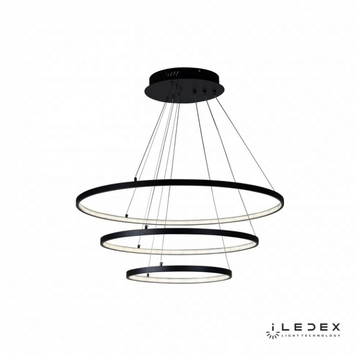 Подвесной светильник iLedex Axis D098-3 (800x600x400) BK - 1