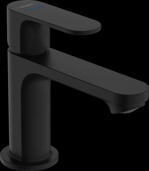 Смеситель для раковины Hansgrohe Rebris S с донным клапаном черный матовый 72513670 - 0