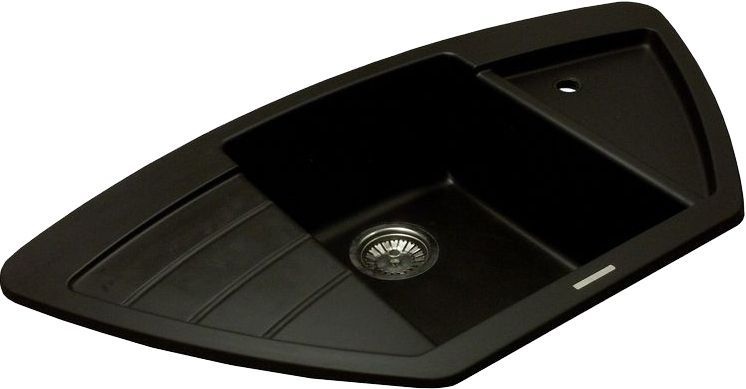 Мойка кухонная Lava A2 чёрный металлик A2.LAV - 1