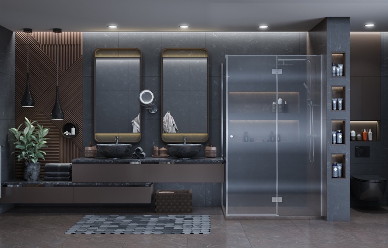 Душевой уголок Ambassador Diamond 12011107R 120х80 см - 2