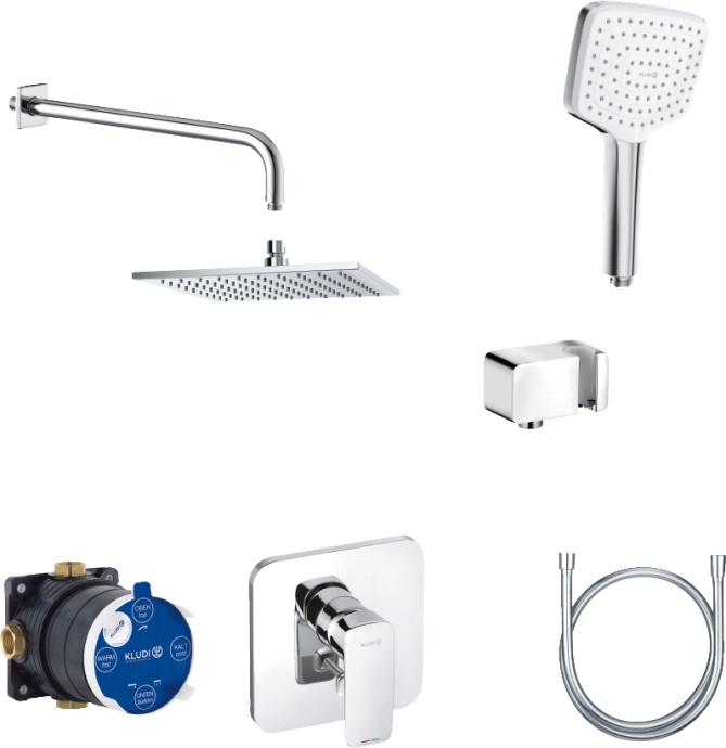 Душевой комплект Kludi Pure&Style 406300575 - 0