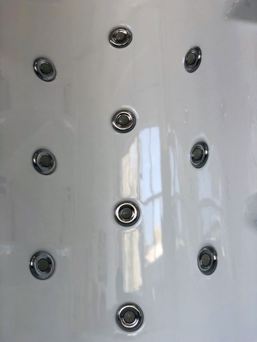 Душевая кабина Royal Bath 140х95 левая белая стекло прозрачное с гидромассажем RB140ALP-T-L - 7