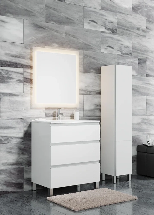 Тумба под раковину Sanvit Авеню-3 70 белый глянец kavenu3070w - 1