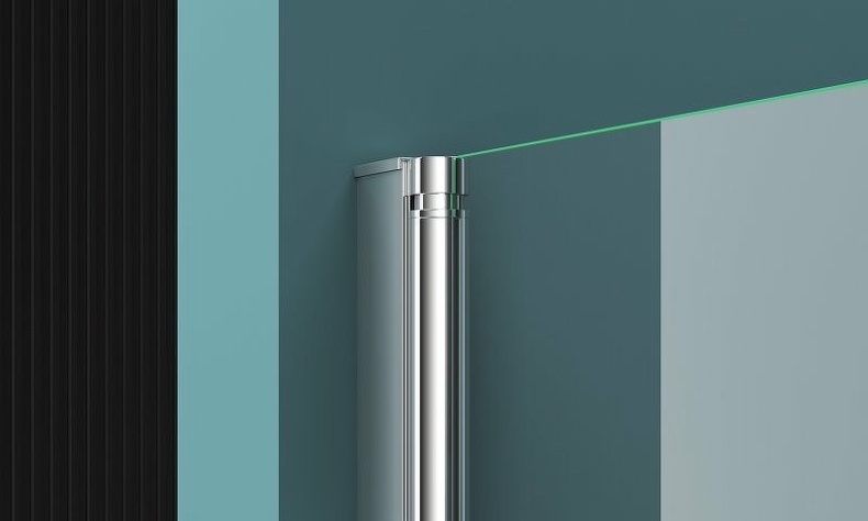 Душевой уголок BelBagno Etna 80х80 профиль хром стекло прозрачное ETNA-A-1-80-C-Cr - 4