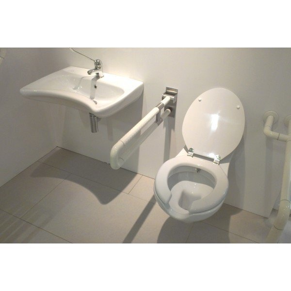 Поручень Creavit откидной, белый TB302 - 1